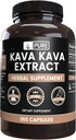 PURE ORIGINAL INGRÉDIENTS Kava Kava (365 Capsules) Pas de Magnésium ou de Rice Fillers, Toujours Pure, Verified Lab