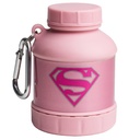Smartshake Justice League Whey2Go Supergirl Protein Powder Container 50g – BPA Entonnoir de bouteille de Shaker gratuit pour Whey Protein Powder + Protein Shakes 110ml, DC Comics Supergirl Cadeaux pour les femmes