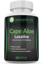 Cape Aloe Laxatifs naturels pour le soulagement de la constipation- favorise le mouvement de Bowel sain- Supplément pour les hommes et les femmes - Detox à base de plantes - 90 capsules - Fabriqué aux États-Unis par Neonutrix