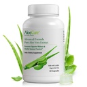 AloeCure Organic Aloe Vera Capsules, 130.000mg Intérieur Aloe Leaf Equivelant par portion, Soutien Gut Health & Digestive Comfort, Stomach Acid Buffer, Supplément Immune Naturel, Sans Aloïne, 60 Capsules