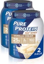 Poudre de protéines de lactosérum par protéines pures, sans gluten, crème de vanille, 1,75 lbs, 2 emballages