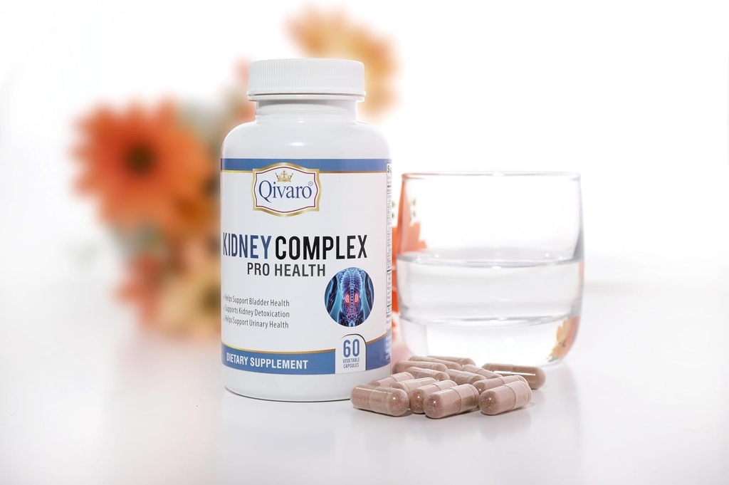 Rein Complex Pro-Health - Supplément de soutien au rein - Formule de soutien à la santé du rein avec extrait de canneberge - Aide à soutenir les reins et le trac urinaire en santé – 60 capsules végétales