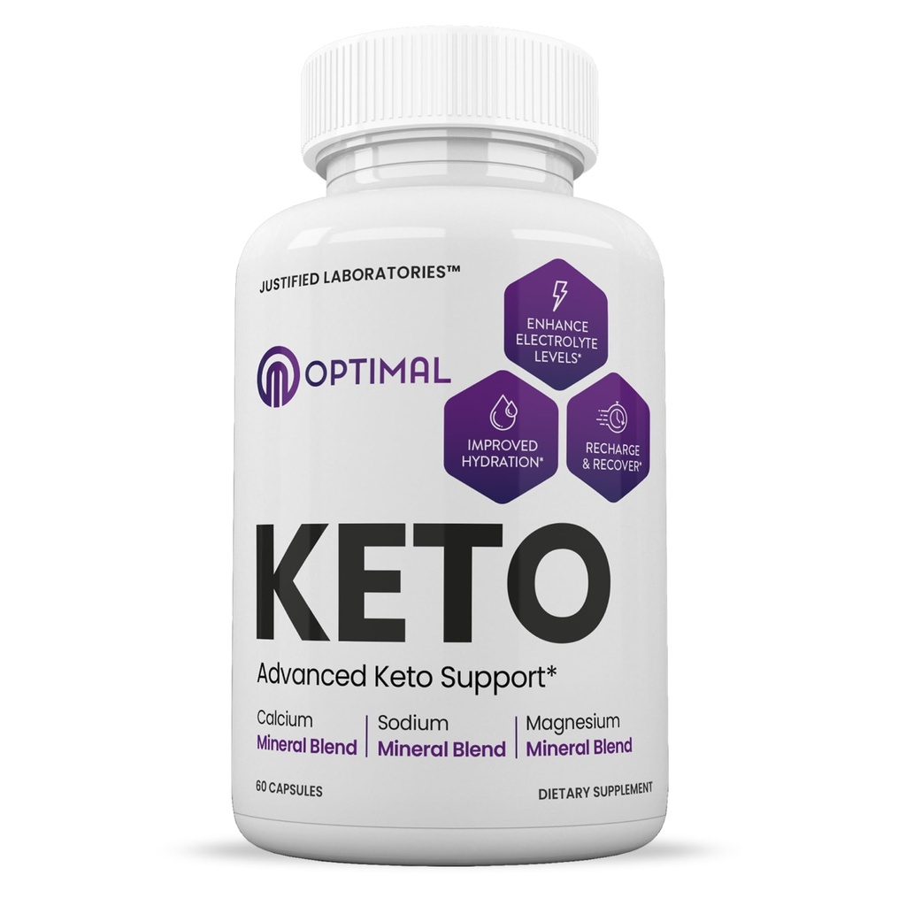 Laboratoires Justifiés Optimal Keto - 60 Capsules - Soutien kétogénique du vinaigre de cidre de pomme, feuille de thé vert, vitamine C, vitamine D3 et huile d'olive vierge extra - 30 portions