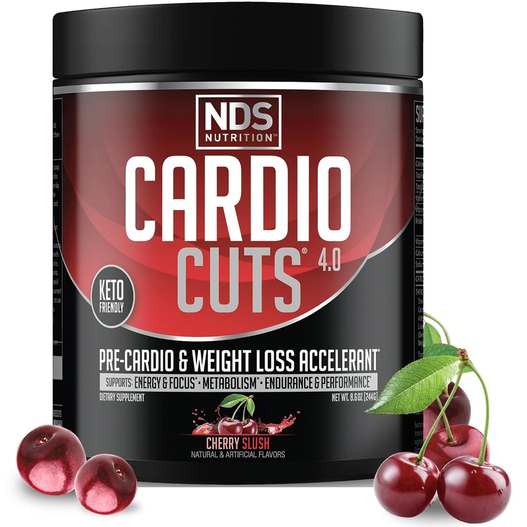 Cardio Cuts Nutrition 4.0 - Cherry Slush - 8.6 Ounce