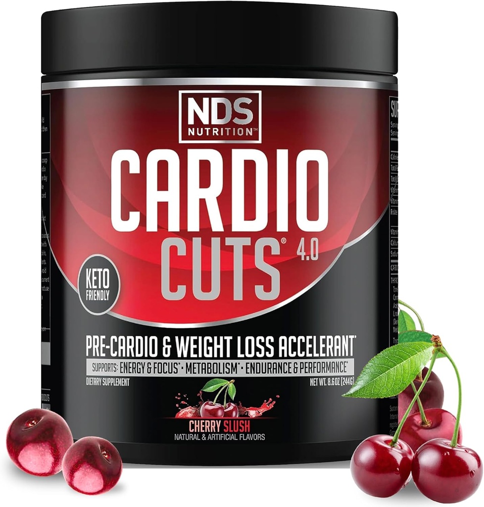 NDS Nutrition Cardio Cuts 4.0 - Cherry Slush - 8.6 oz.