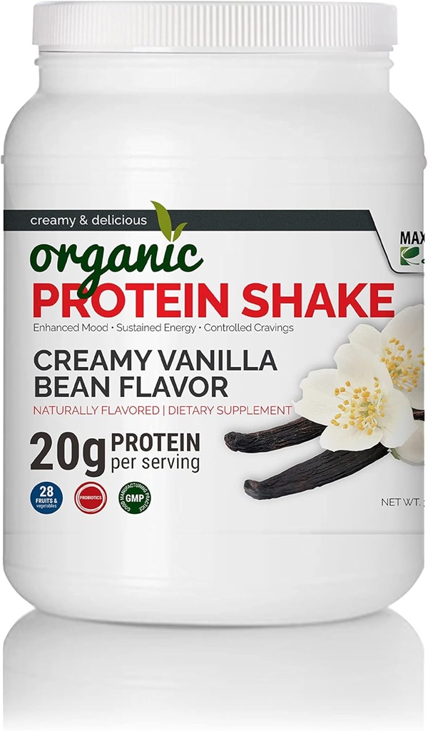 Slim maximum de la protéine organique Shake - crème Vanilla Flavor
