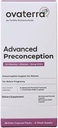 Ovaterra Vitamines de préconception avancées pour les femmes avec DHEA 25mg, Choline 550 mg, Folate (méthylfolate) 1,010 mcg, Oméga-3 DHA & EPA 196 Capsules - 28 jours d'approvisionnement