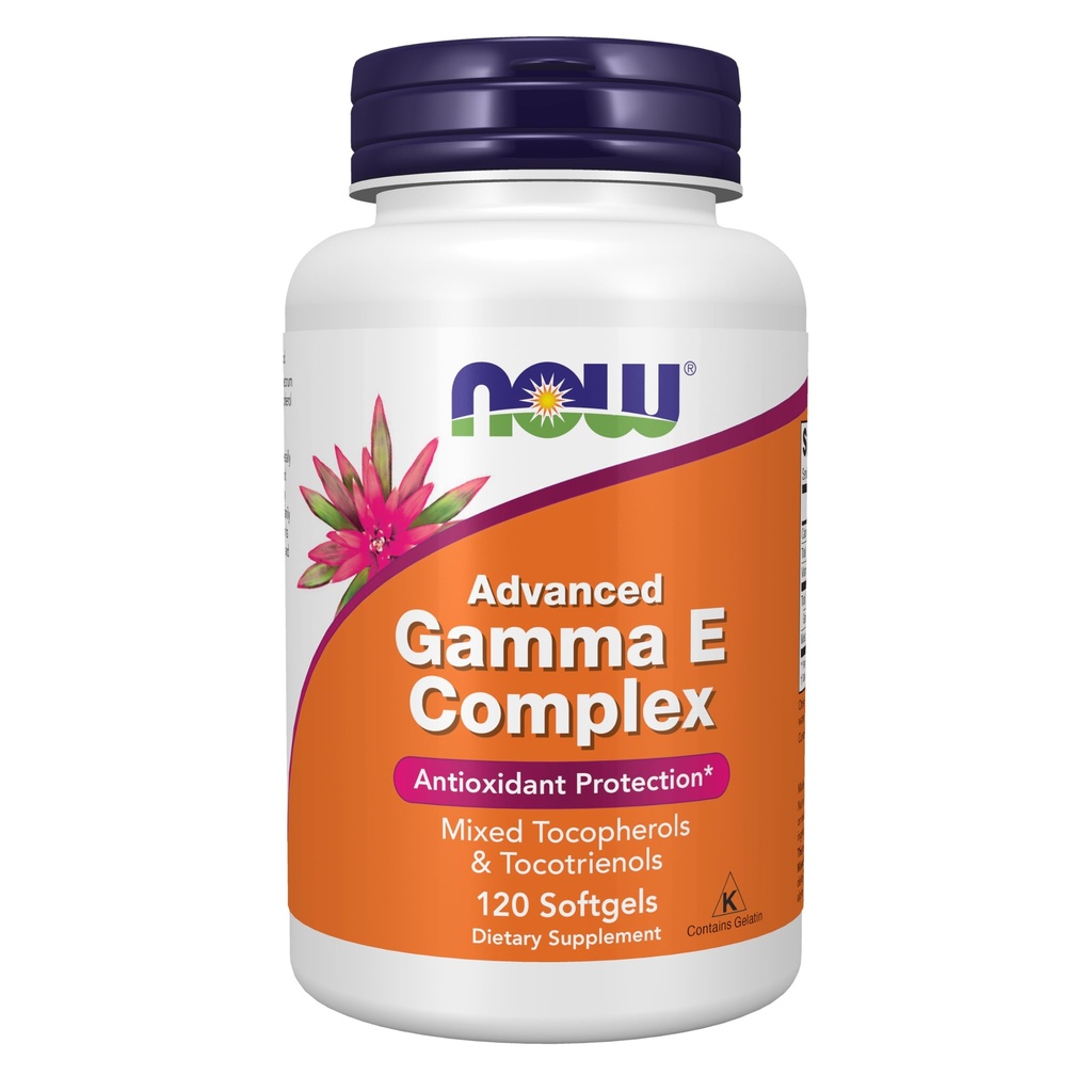 Suppléments, Complexe Gamma E avancé, Tocophérols mixtes et tocotriénols, Protection antioxydante*, 120 Softgels
