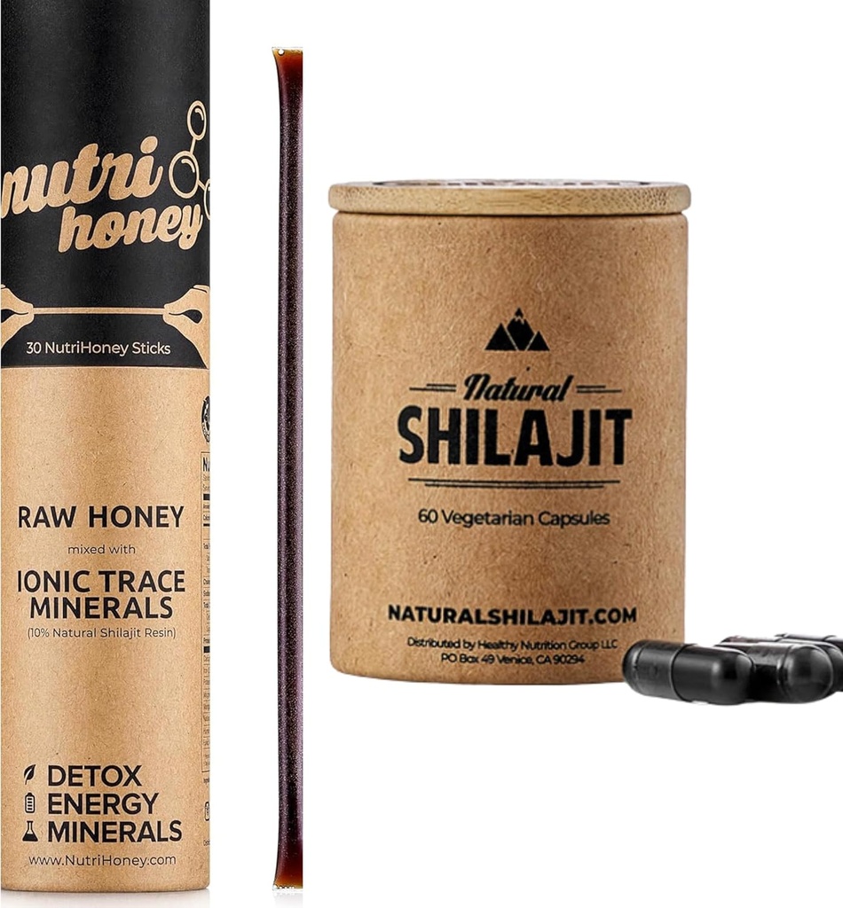 SHILAJIT NATUREL Capsules (1-2 mois d'approvisionnement)