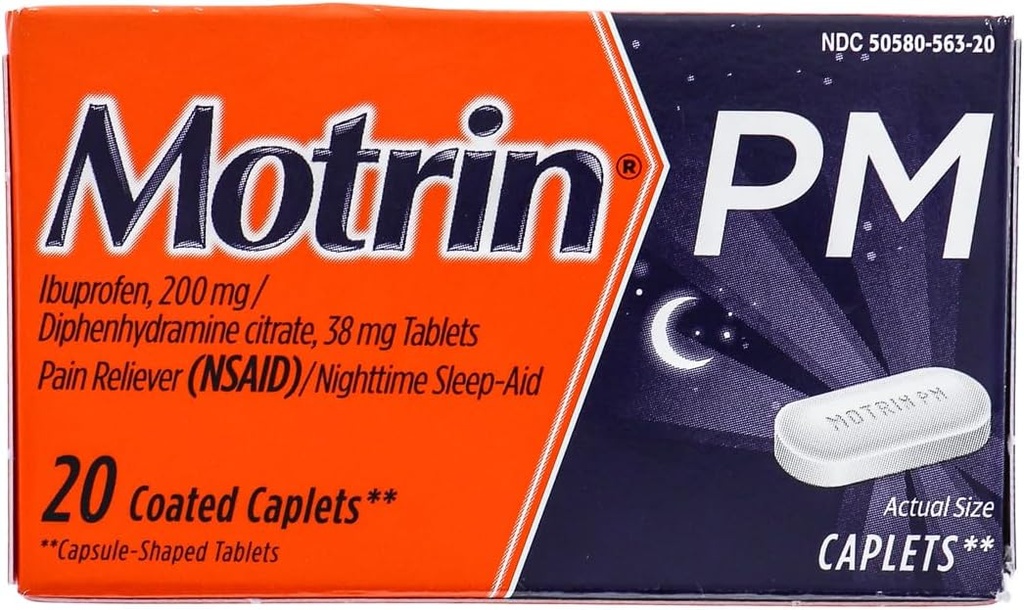 Motrin Ib Pm Caps Pack 2 Taille 20ct