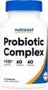 Nutricost Probiotic Complex (>1 Billion CFU) 60 Capsules - Gluten-Free, Non-GMO