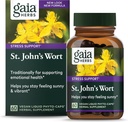 Gaia Herbs St. John's Wort, Capsules liquides véganes, 60 Compte - Soutien du stress pour promouvoir une humeur positive et ensoleillée