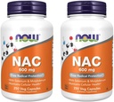 Now Foods Nac-acétyl Cysteine 600mg, 250 Vcaps (500 (250X2))