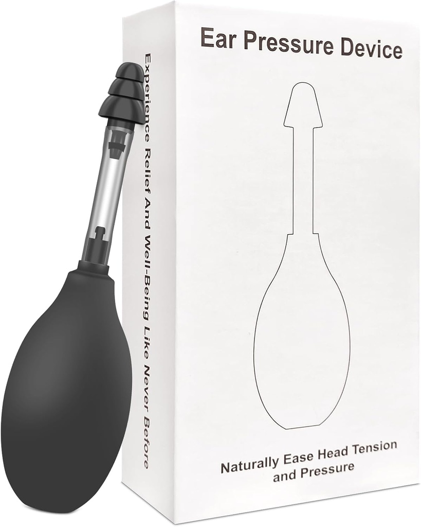 Outil de décompression de l'oreille, produits de décompression de la migraine et des maux de tête, Gadget de décompression de l'oreille de l'avion, équilibre de pression de l'oreille intérieure, réduit la tension