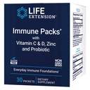 Extension de la durée de vie - Emballages immunologiques avec vitamine C & D, zinc et probiotique (30 emballages)
