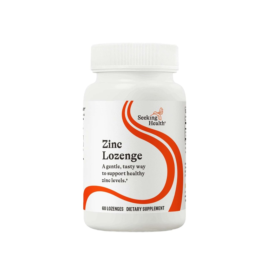 Recherche santé Zinc Chewable, 15 mg de bisglycinate de zinc chélaté TRAACS®, soutien immunitaire, saveur de fruits naturels, végétalien et végétalien (60 losanges)*