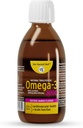 Huile de poisson Oméga 3 liquide - Haute puissance. Promotion du cerveau, des yeux, du cœur et de la santé immunitaire. Triglycéride naturel. 237ml / 8oz - 48 portions. Mango