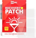 Party Recovery Patches - 12 Pack - Bounce retour après une sortie de nuit. Formule complexe B pour de meilleurs matins - 100% naturel. Transparent et étanche - Partie essentielle - Utilisation avant la consommation