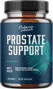 Prostate Support Prostate Supplément pour les hommes Une formule naturelle Saw Palmetto avec vitamine E, acides aminés, pygème et 100% pur et réduire les symptômes de la miction fréquente et la perte de cheveux