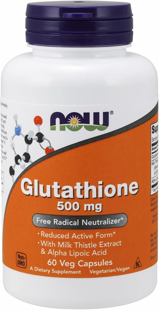 Maintenant aliments - Glutathion, 500 mg, 60 Vcaps
