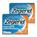 Zegerid OTC Heartburn Relief, Omeprazole 20mg + Bicarbonate, 2x42ct