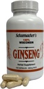 Ginseng Capsules américaines, Ginseng 100% Wisconsin pur, 500mg, 100 Capsules - Meilleur supplément de Ginseng, Racines de Ginseng pures de Wisconsin Potent par Schumacher Ginseng