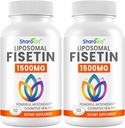 1500mg Fisetin suppléments - Absorption puissante avec la livraison liposomique,98% Fisetin pur,Polyphénol Antioxydant pour le vieillissement en santé,Non-OGM - 2 bouteilles, 120 Softgels pour les adultes