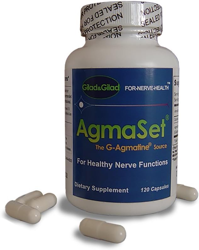 AgmaSet - Supplément de Gilad&Gilad Les scientifiques qui ont découvert l'agmatine pour la santé de Nerve.