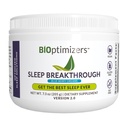 BIOptimizers Sleep Breakthrough 2.0 – Supplément de soutien naturel , calmant aide de secours adultes , Non Habit formant , 202,5 g Powder Blue Berry Dreams