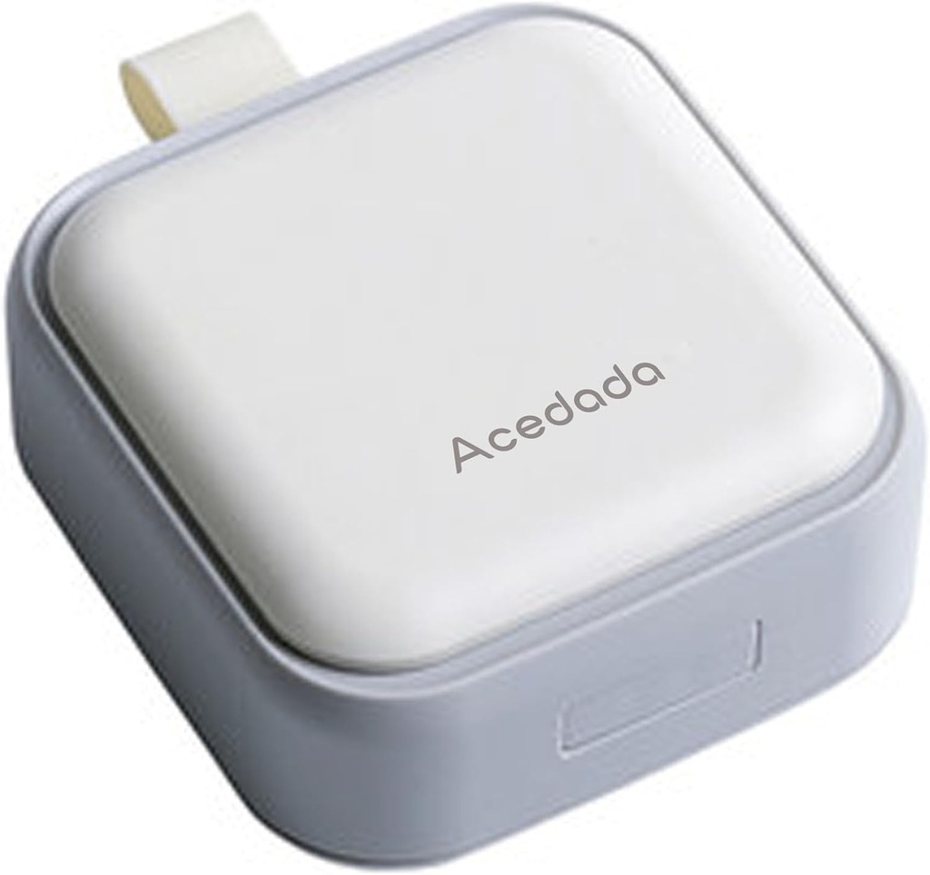 Petites Pill Case, Mignon Pill Box - Acedada Travel Daily Pill Organizer, Portable Pretty Pill Container for Purse Pocket, Compact Medicine Holder for Vitamines, Huiles de poisson, Suppléments, Blanc