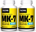 Formules Jarrow MK-7 90 mcg - 120 Softgels, pack de 2 - Produit de vitamine K supérieure pour construire des os forts - Soutient la santé cardiovasculaire et cardiaque - 240 Total des portions