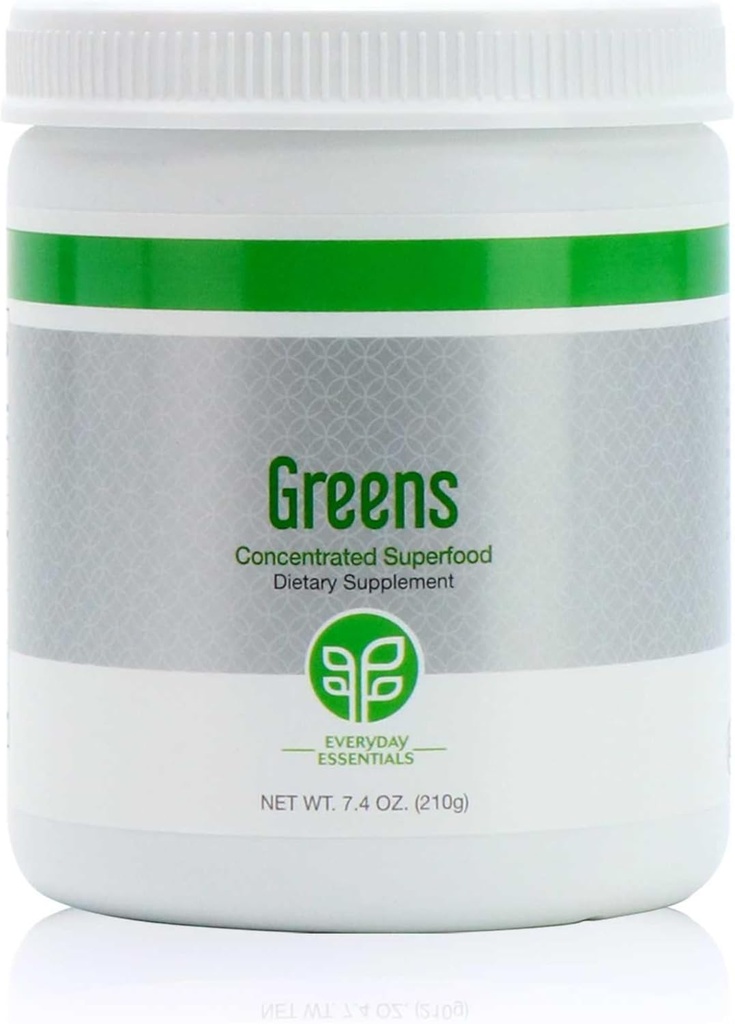 Pure Greens 210g - Poudre de Verts avec Superfoods, Antioxydants et Phytonutriments avec quatre mélanges propriétaires. Mélanger facilement avec de l'eau ou du jus. Vegan-Amis, naturellement sucré avec Stevia.