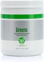 Pure Greens 210g - Poudre de Verts avec Superfoods, Antioxydants et Phytonutriments avec quatre mélanges propriétaires. Mélanger facilement avec de l'eau ou du jus. Vegan-Amis, naturellement sucré avec Stevia.