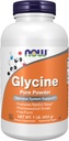 MAINTENANT Aliments suppléments, Glycine Pure Powder, favorise le sommeil reposé*, le soutien des neurotransmetteurs*, 1-Pound