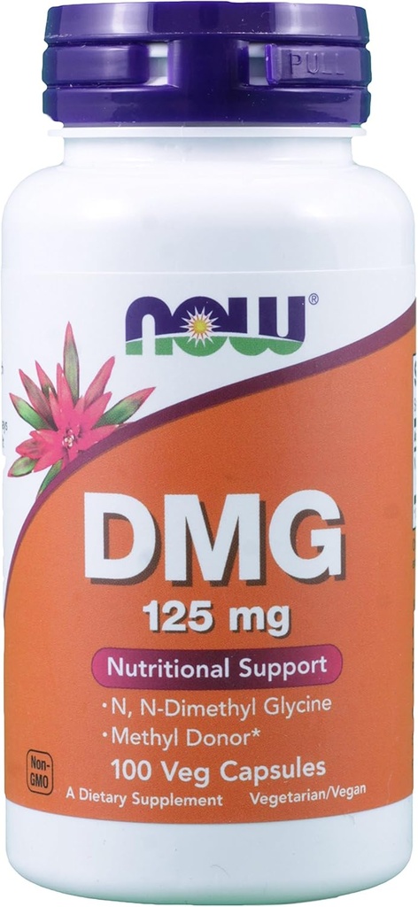 Maintenant, les aliments DMG 125mg - 100 Boîte de 2 capsules