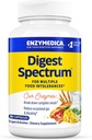 Enzymedica Digest Spectrum, enzymes digestives avancées pour les femmes et les hommes, soutient la digestion et les intolérances alimentaires multiples, formule à action rapide pour le gaz et le dégel, 90 capsules FFP