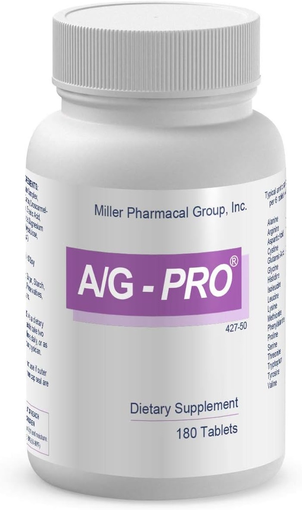 Miller Pharmacal A/G Pro Comprimés, 180 Nombre