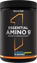 Règle 1 Amino essentiel 9 – Soutien de récupération et d'hydratation avec 7,5 g d'acides aminés essentiels + électrolytes (30 portions, lémonade Razz bleu)