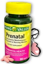 Vitamines prénatales- Multivitamines multiminérales pour femmes enceintes et allaitantes Comprimés supplémentaires 100 Ct
