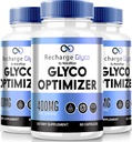 (3 Pack) Recharge Glyco Capsules, Recharge Glyco-Optimizer for Health and Wellness, All Natural Glyco Support, Official Glyco Optimizer, RechargeGlyco Reviews (180 Capsules)