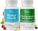DR VITAMIN SOLUTIONS Diuretic Water Pills & Thermogenic Fat Burner Bundle - 120 Caps