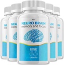 (5 Pack) Supplément Cerveau et Focus Neuro, Focus Mémoire Cerveau Neuro et soutien cognitif, Pills Cerveau Neuro NeuroBrain Nootropic pour stimuler la mémoire Vitamine Cerveau Neuro (300 Capsules)