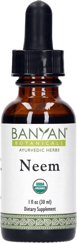 Banyan Botanicals Extrait liquide de Neem - certifié biologique, 1 oz