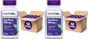 Natrol Acai Berry, Supplément diététique, Antioxydant Protection & Défense, Le Super Fruit Ultime, 1 000 mg Capsules de Véggie, 75 Compte (Pack de 24)