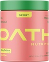 Oath Nutrition Sport Sugar Free Pre-Workout Poudre, Melonade Stand, contient de la créatine monohydratée, caféine et Beta Alanine, poudre de pré-entraînement pour les femmes et les hommes, 25 portions