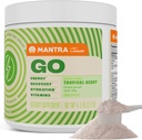Zahler Mantra Go, le supplément d'énergie avant l'entraînement, Berry Tropical Flavored, 30 services.