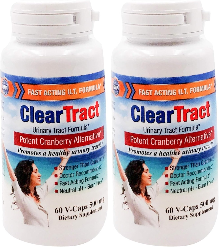 Effacer les capsules de formule D-mannose, 500 Mg, 60 Compte (paquet de 2)