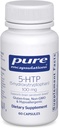 Encapsulations pures 5-HTP 100 mg - Santé du cerveau, régulation du sommeil et soutien de l'appétit* - 5-Hydroxytryptophane - Sans gluten et sans OGM - 60 capsules
