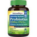 Probiotiques 50 milliards par portion, 18 souches probiotiques, 60 capsules de légumes - non-OGM, sans gluten