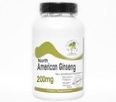 Ginseng d'Amérique du Nord 200mg ~ 200 Capsules - Pas d'additifs ~ Suppléments à la nature